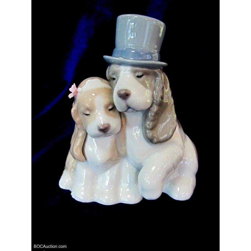 Nao Original Figures Eternal Love Couple Dogs Lladro