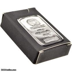 Vintage Ingot Germania Mint Bar Silver 999,9 Fine