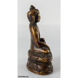 Vintage Chinese Miniature Bronze Rare Buddha Statuette