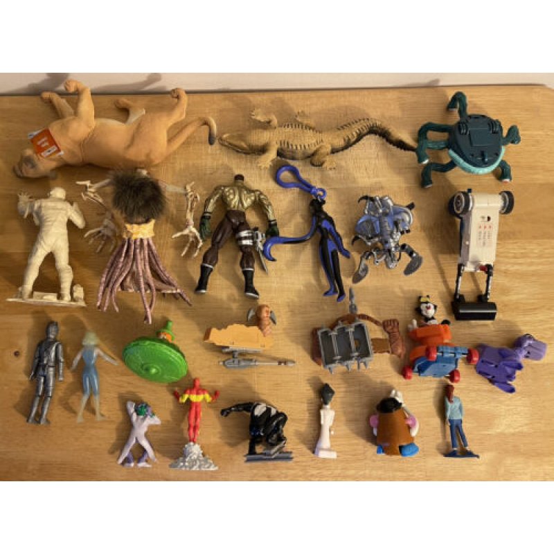 Giant Loose Toy Figure Lot - Random Series - Vintage to Present! Lot #1!