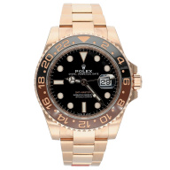 Rolex New GMT-Master II 40mm 126715 Rose Gold Box/Papers Factory Stickers