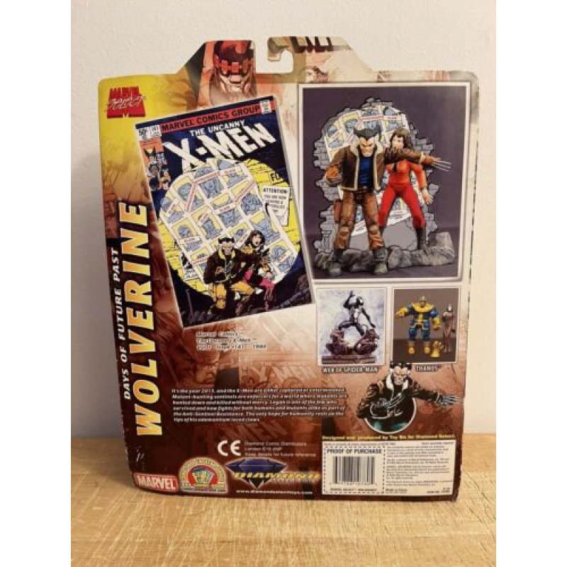 Marvel Diamond Select - Days of Future Past Wolverine 7" Action Figure - 2005!
