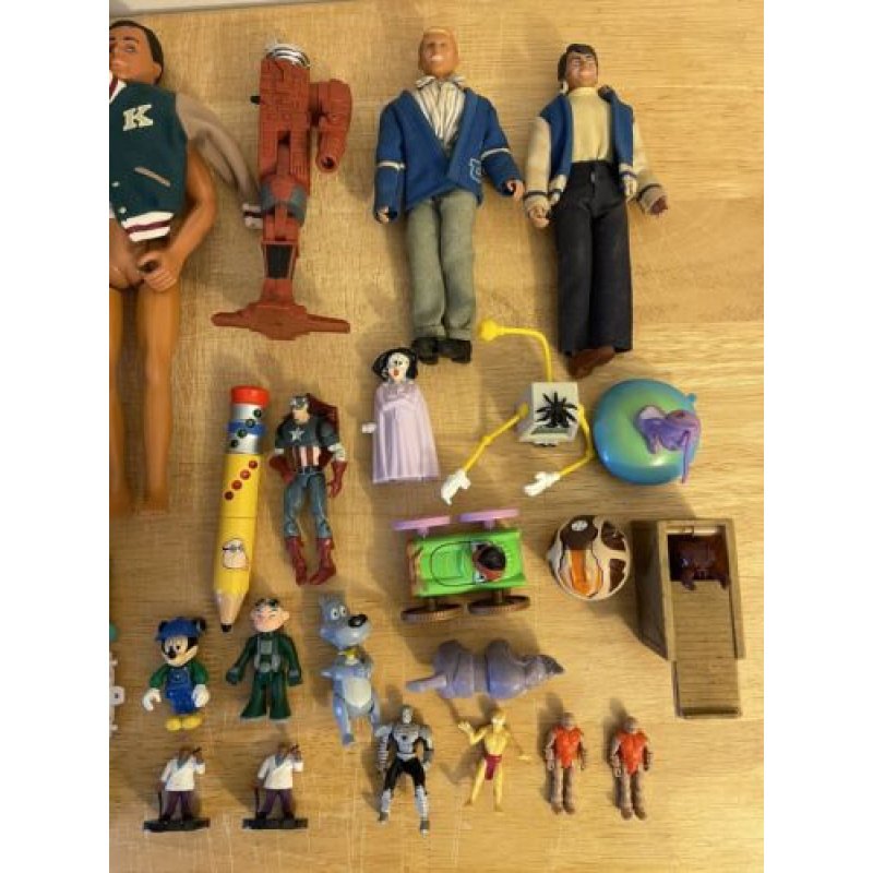 Giant Loose Toy Figure Lot - Random Series - Vintage to Present! Lot #4