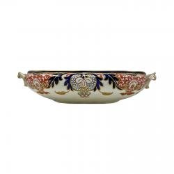Nice Antique Royal Crown Derby Gilt Porcelain "Old Imari" Serving Dish (w/Lid!)