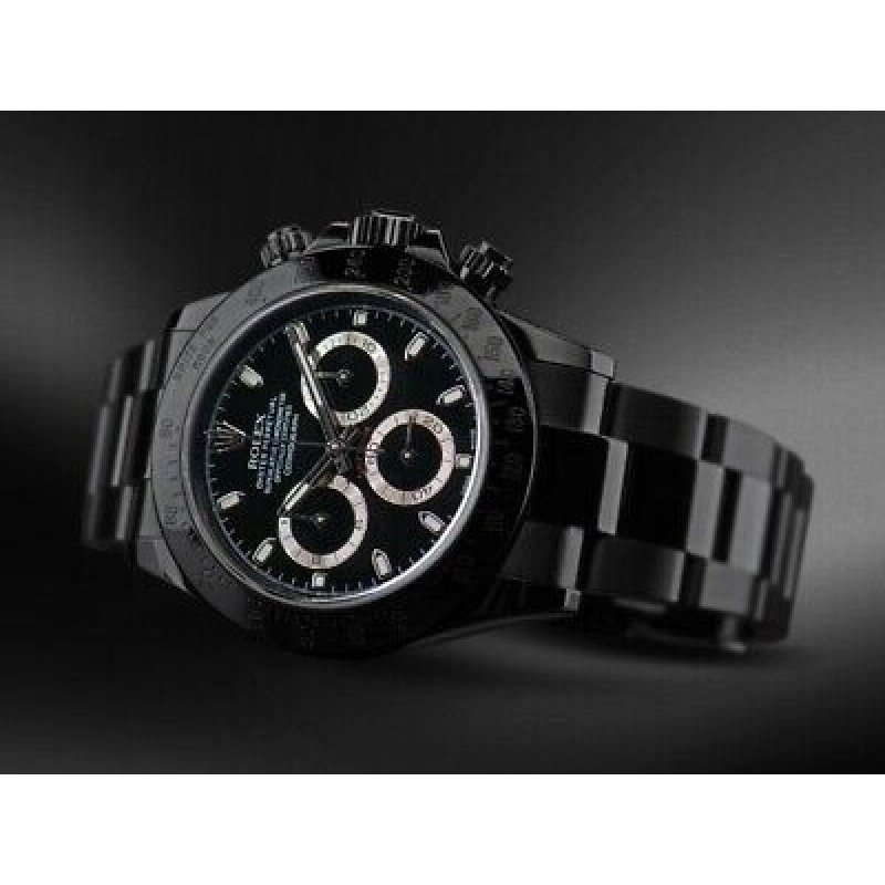 Rolex Daytona Black PVD/DLC Coated Stainless Steel Watch 116523